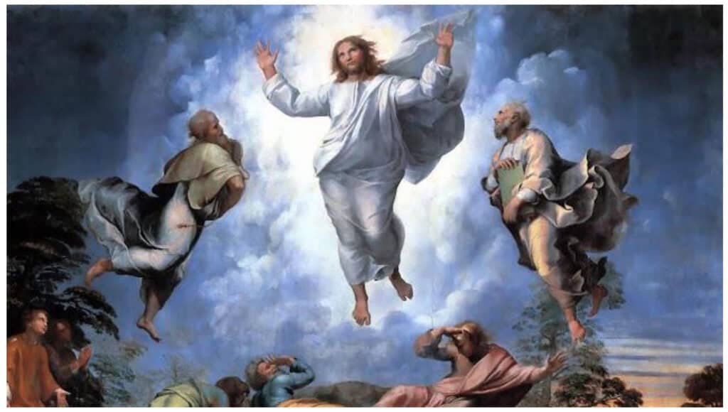 trasfigurazione gesu raffaello