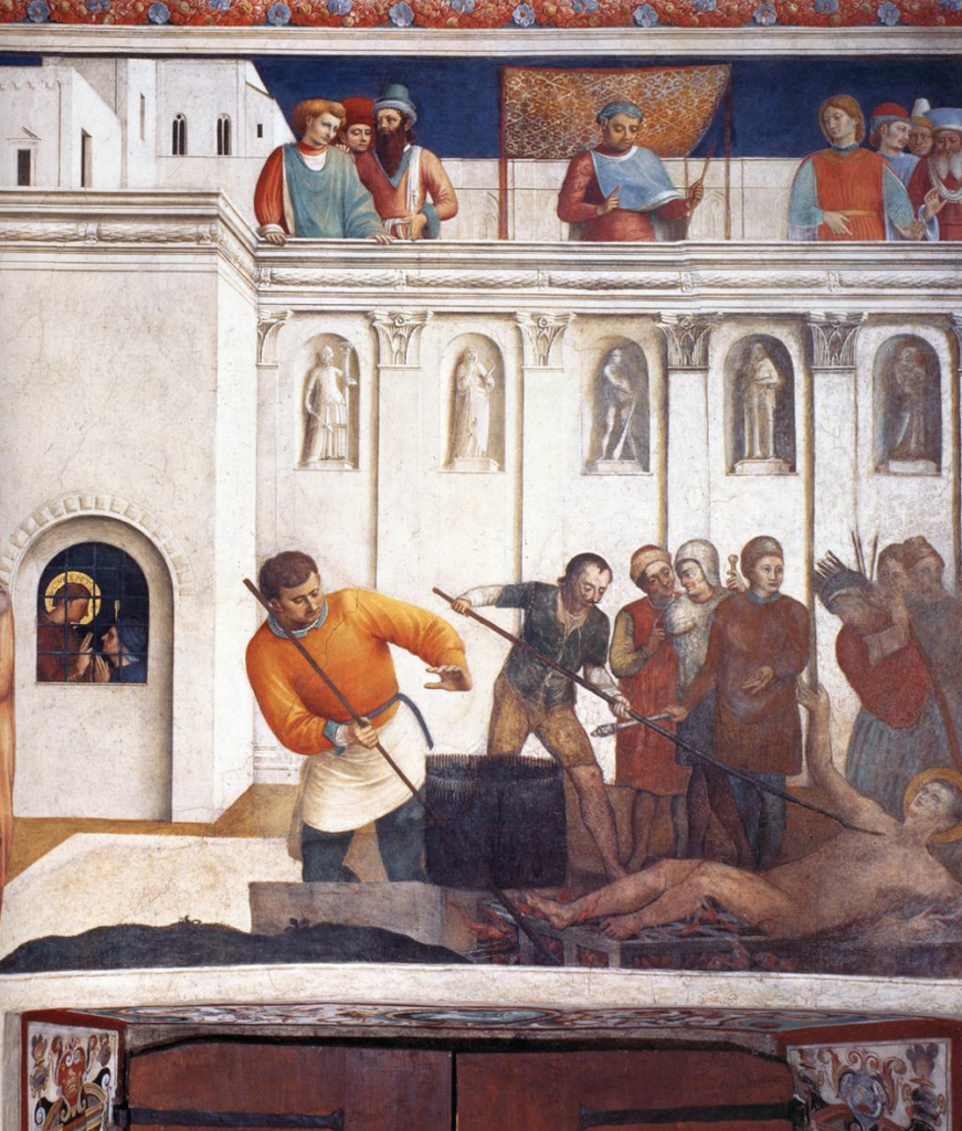 martirio san lorenzo cappella niccolini