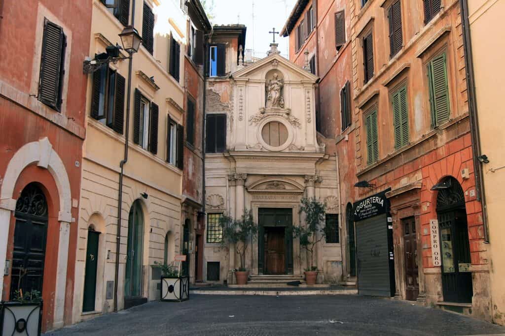 santa barbara dei librai a roma