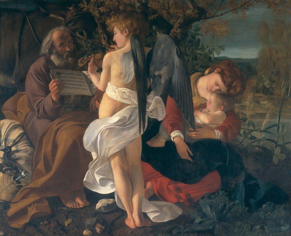 palazzo-doria-pamphilj-caravaggio-riposo-fuga-in-egitto